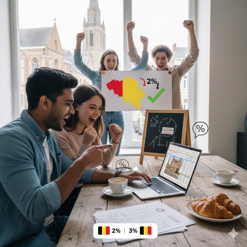 Eerste woning kopen 2025 verlaagde registratierechten en voordelen in Vlaanderen Eerste woning kopen 2025 verlaagde registratierechten en voordelen in Vlaanderen