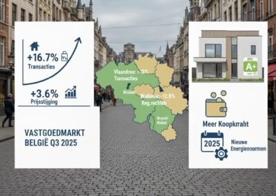 Vastgoedmarkt België: Krachtig Herstel Dankzij Lagere Rentes en Gunstige Regelgeving