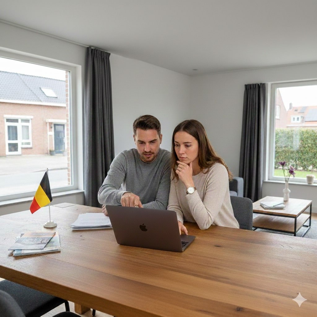 Koppel kiest tussen kredietbemiddelaar en bank voor woonlening in België 2025 kredietbemiddelaar of bank woonlening 2025