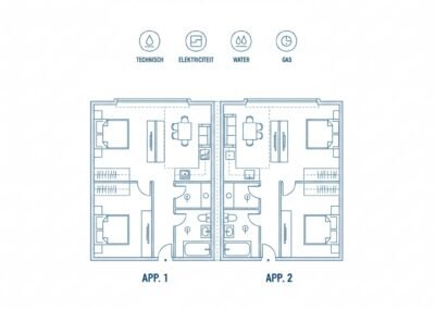 Woning splitsen in België: studentenkamers of appartementen, rendement en volledige gids
