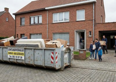 Container Huren Huis Leegmaken in België 2026 – Complete Gids