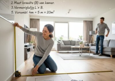 Hoe bereken ik vierkante meters voor mijn woning?